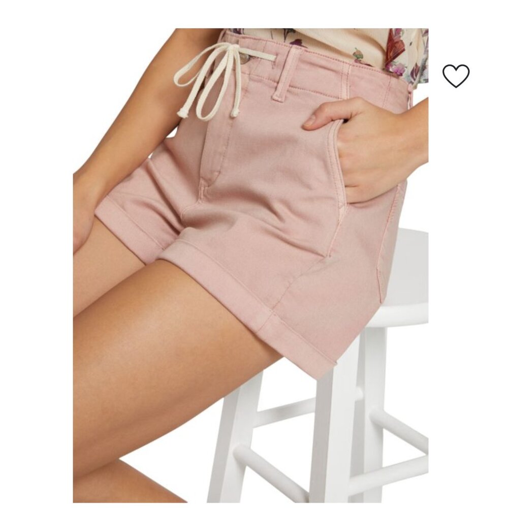 Paige Christy drawstring vintage rose shorts size 30 - Picture 3 of 12